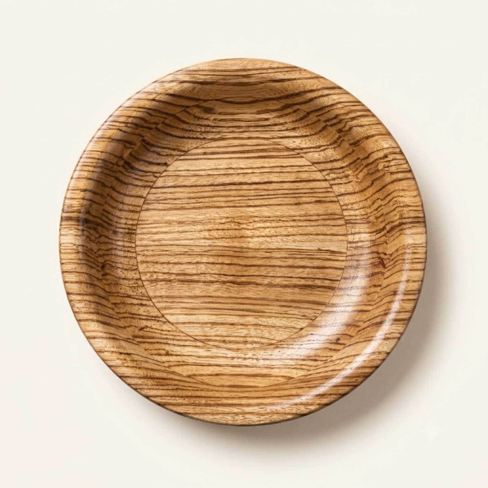 Layered Zebrawood Dish — Layered zebrawood