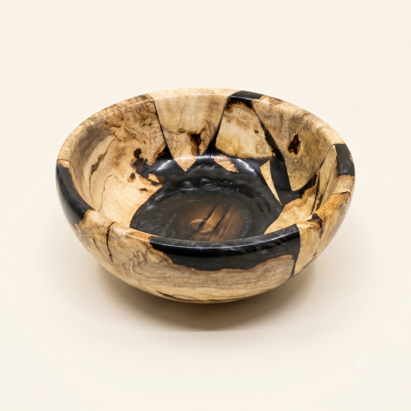 Burl & Epoxy Bowl — Burl & epoxy