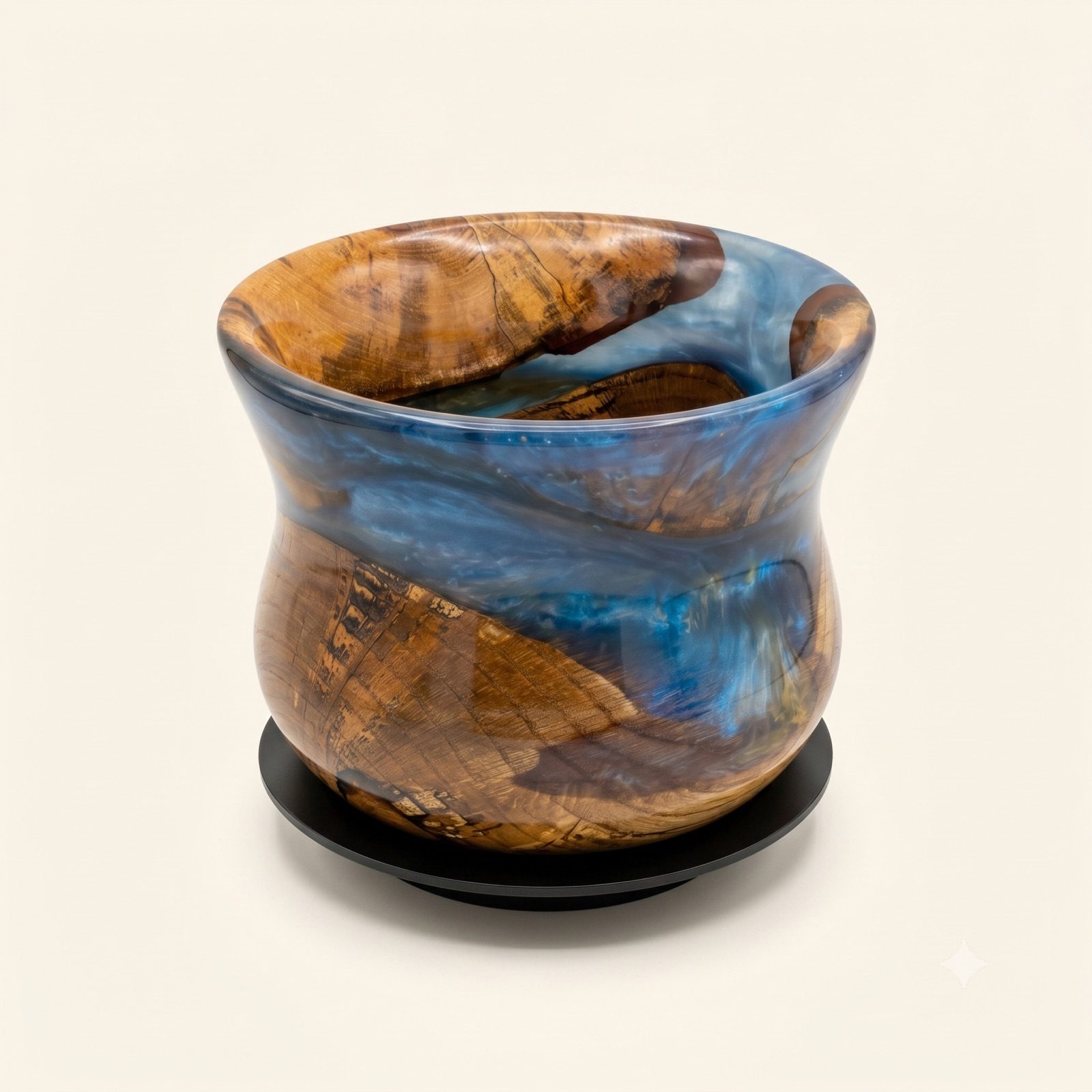 Oak & Epoxy WoodArt Hollow Form — Oak & epoxy