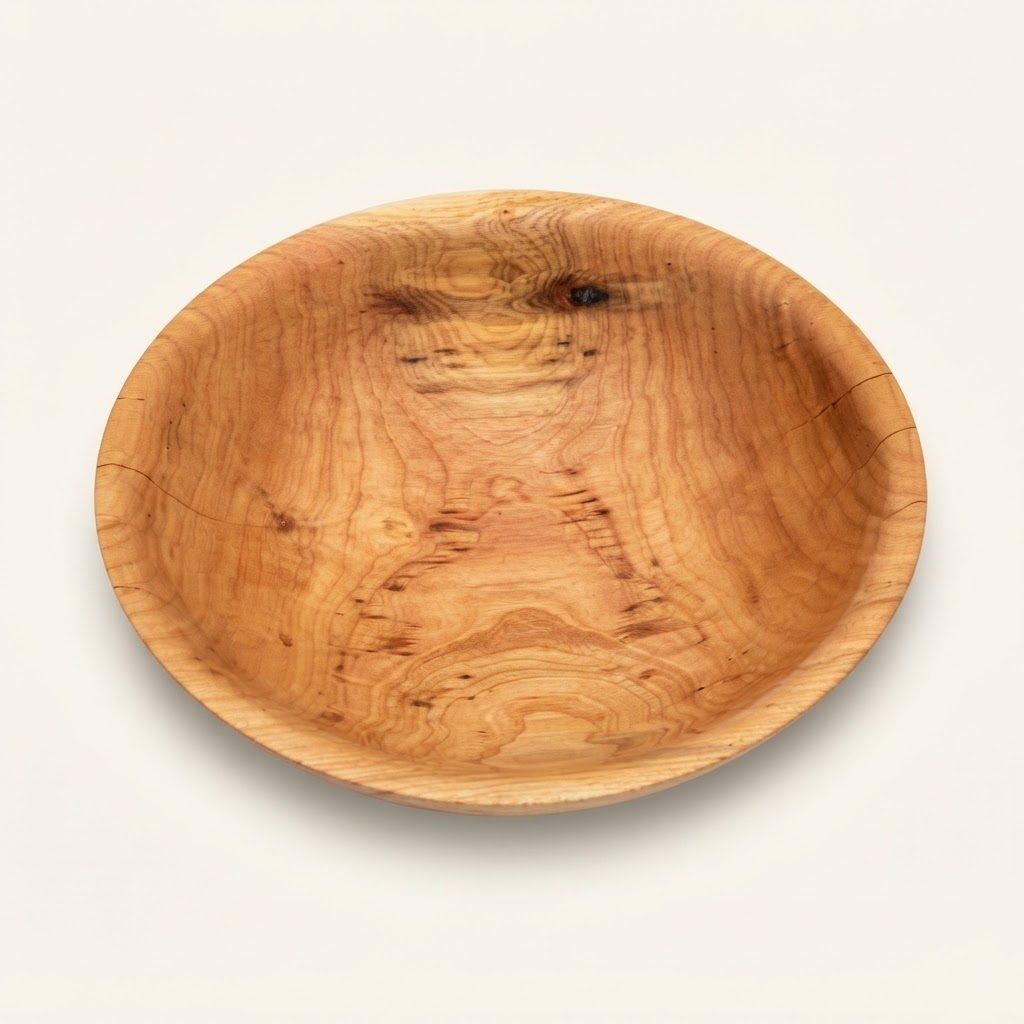 Large Red Oak Bowl — Spalted Pecan